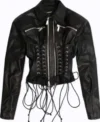 Americas Got Talent 2026 Normani Black Fitted Leather Jacket For Sale