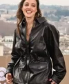 Beatrice Granno The White Lotus 2026 Black Leather Jacket For Sale