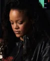 Belgium 2026 Rihanna Martine Rose Super Bowl Black and White Leather Jacket For Men Women