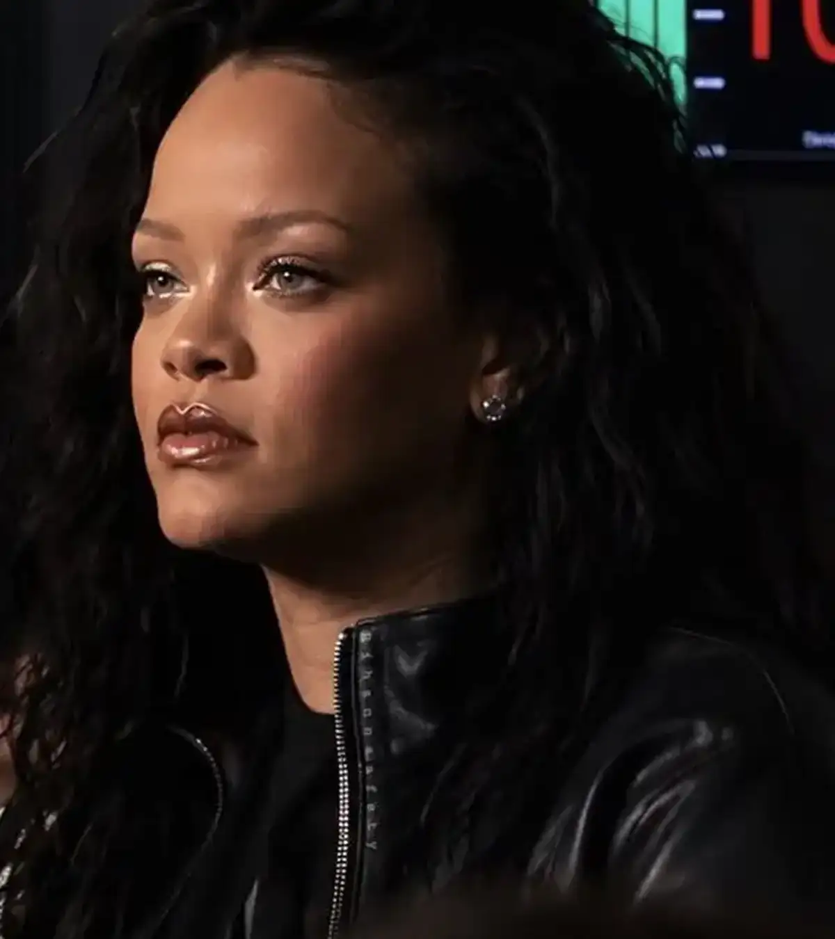 Belgium 2026 Rihanna Martine Rose Super Bowl Black and White Leather Jacket For Sale