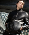 Belmont Cameli x VMAN Leather Jacket