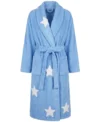 Blue Moon and Stars Chenille Bathrobe as Seen on Sabrina the Teenage Witch front