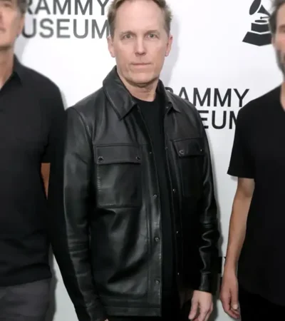 Bret Domrose Grammy Museum 2026 Leather Jacket