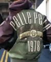 Buy 1978 Pelle Pelle Fall 2026 True To Our Roots Green And Brown Bomber Leather Jacket