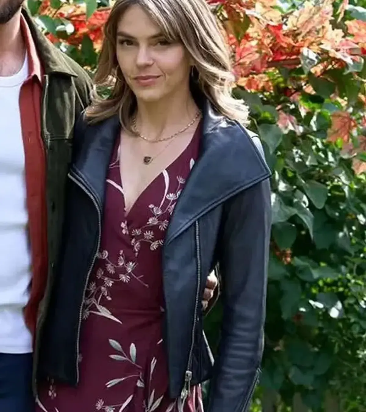 Buy Aimee Teegarden Movie Finds You 2026 Alex Love Black Leather Jacket On Sale