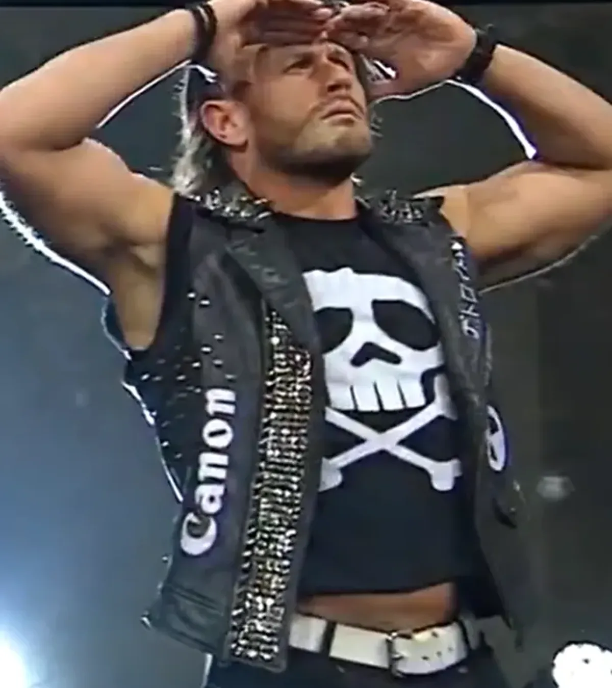 Buy Alex Shelley AEW Detroit 2026 The Motor City Machine Guns Black Canon Leather Vest