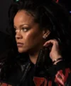 Buy Belgium 2026 Rihanna Martine Rose Super Bowl Black and White Leather Jacket