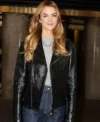 Buy Chloe East New York City 2026 Black Biker Leather Jacket For Sale