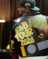 Buy Chris Brown R&B Tour 2026 Chicago Breezy Pelle Pelle Multicolor Leather Jacket