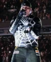 Buy Chris Brown RnB Tour 2026 Night 1 Chicago Black Vanson Moto Leather Jacket On Sale