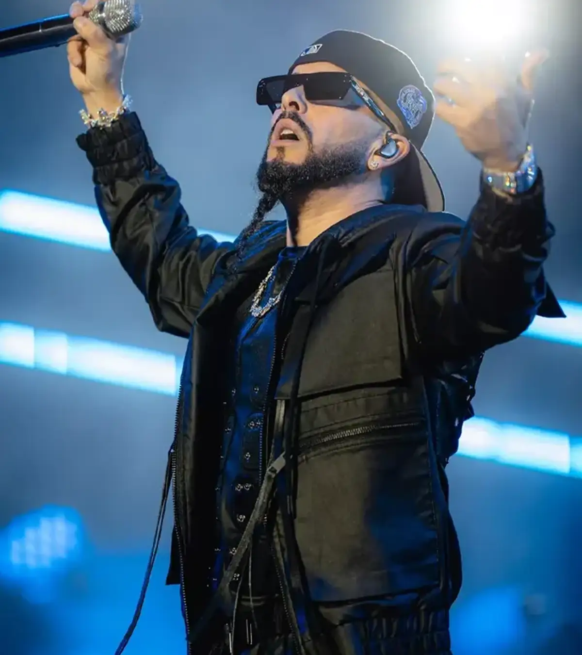 Buy Dale Mixx Festival Mexico 2026 Yandel Black Leather Jacket
