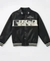Buy Disney BoxLunch D23 Kingdom Hearts 2026 Black Leather Varsity Jacket For Sale