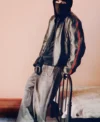 Buy EsDeeKid Gucci Primavera Side Strips Black Leather Jacket On Sale