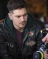 Buy Hakan Demir The Protector Vintage Distressed Brown Leather Military Bomber Jacket On Sale