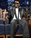 Buy Jazz Chisholm Jr The Tonight Show Starring Jimmy Fallon 2026 Black Leather Jacket For Sale