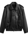 Buy Jessica Alba TV Series Honest Renovations 2026 Black Leather Jacket On Sale