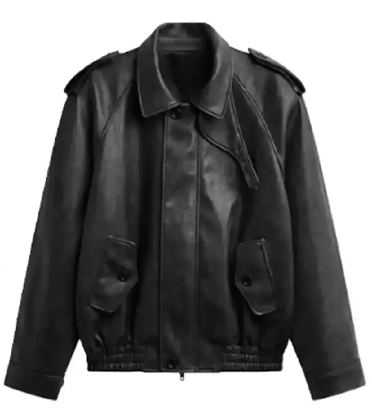 Buy Jessica Alba TV Series Honest Renovations 2026 Black Leather Jacket On Sale