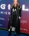 Buy Kelli Giddish Supergirl World Premiere New York 2026 Black Leather Trench Coat On Sale