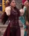 Buy Kiara T Romero Descendants Wicked Wonderland 2026 Burgundy Leather Vest On Sale