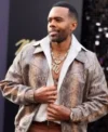 Buy LA 2026 Michael Movie Premiere Mario Barrett Bomber Leather Jacket For Sale