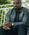 Buy Mike Colter TV Series Evil David Acosta Black Leather Jacket On Sale