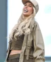 Buy Minneapolis Maxxine Dupri Green Leather Jacket On Sale