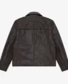 Buy Mutimer Linea Shirt Style Black Leather Jacket For Sale