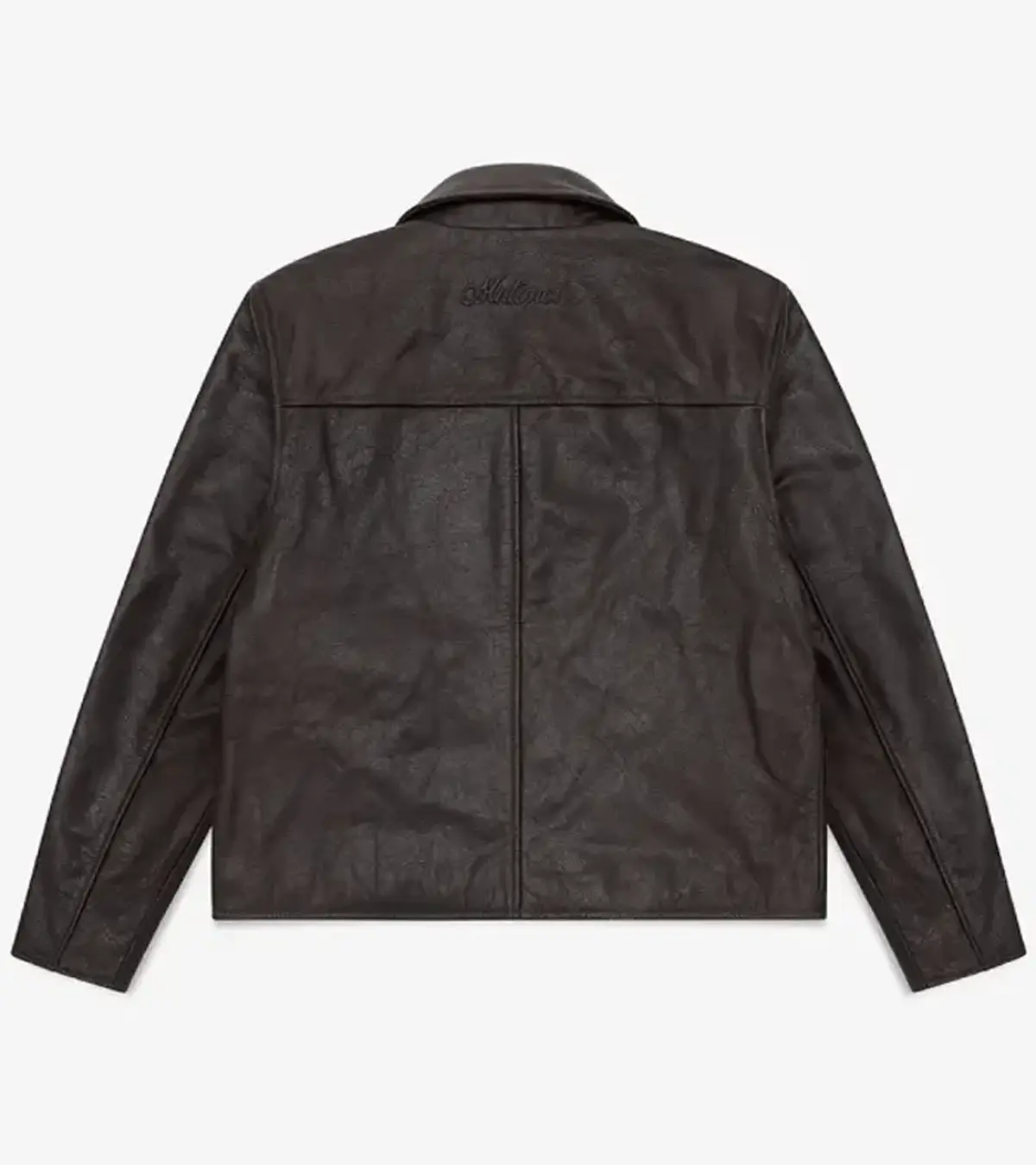 Buy Mutimer Linea Shirt Style Black Leather Jacket For Sale