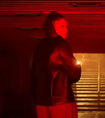 Buy Naomi Ackie Movie Clayface 2026 Caitlyn Corr Black Leather Jacket For Sale