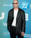 Buy Nicholas Hoult Supergirl World Premiere New York 2026 Black Leather Jacket On Sale