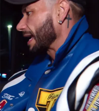 Buy Pauly D TV Series Jersey Shore TV Series Family Vacation S09 Blue Bomber Jacket For Men