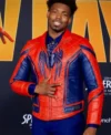 Buy Spider-Man Brand New Day Premiere Dominique Barrett Quilted Red and Blue Leather Jacket Sale