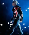 Buy The R&B Tour Toronto Chris Brown Red And Black Moto Leather Jacket On Sale