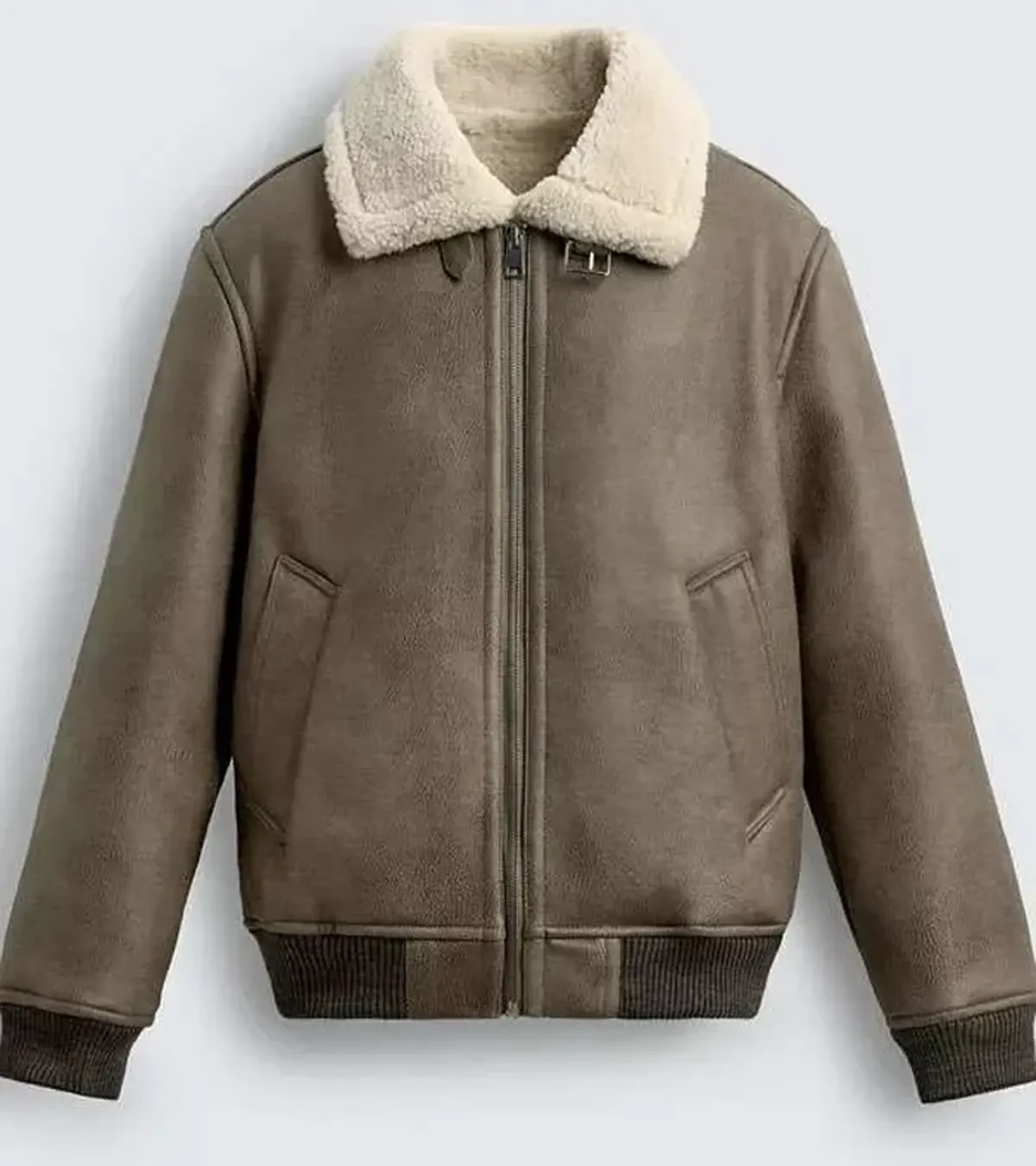 Buy Xavier Smalls TV Series Beauty in Black S02 Angel Khaki Leather Jacket