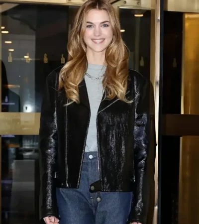 Chloe East NYC 2026 Leather Jacket