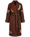 Chocolate Fresh Fruit Chenille Bathrobe