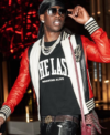 Dubai Rema Leather Bomber Jacket