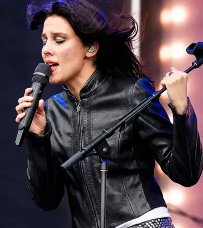 Ellie Rowsell Lollapalooza 2026 Leather Jacket