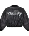 Footprint Center Phoenix 2026 Dillon Brooks Black Leather Bomber Jacket Sale