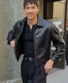 Good Morning America 2026 Tom Blyth Leather Jacket