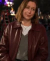 Hannah Einbinder TV Series Hacks S05 Ava Daniels Brown Leather Jacket On Sale