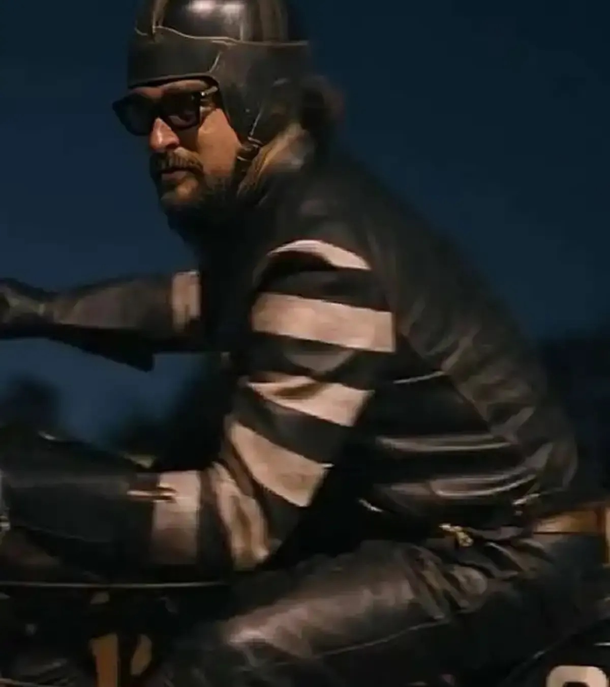 Jason Momoa TV Series On The Roam 2026 Vintage Striped Leather Jacket