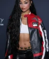 Jessica Jarrel Lot Patrol Private Screening Leather Jacket
