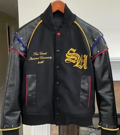 Kai Cenat Custom Streamer University Black Jacket