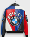 Kith & AVIREX for BMW Color Block Leather Racing Jacket Back