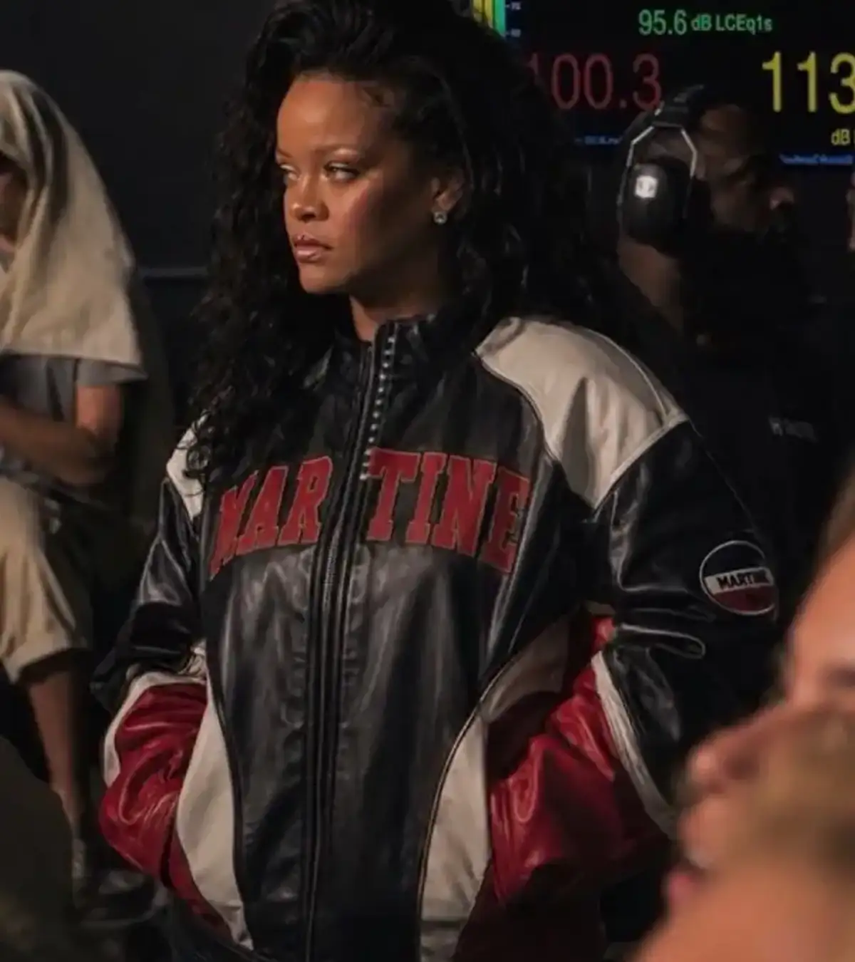 LA Belgium Rihanna Martine Leather Jacket