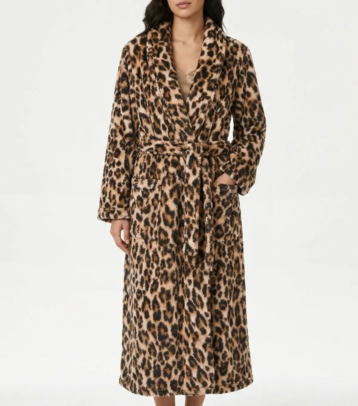 Leopard Print Robe