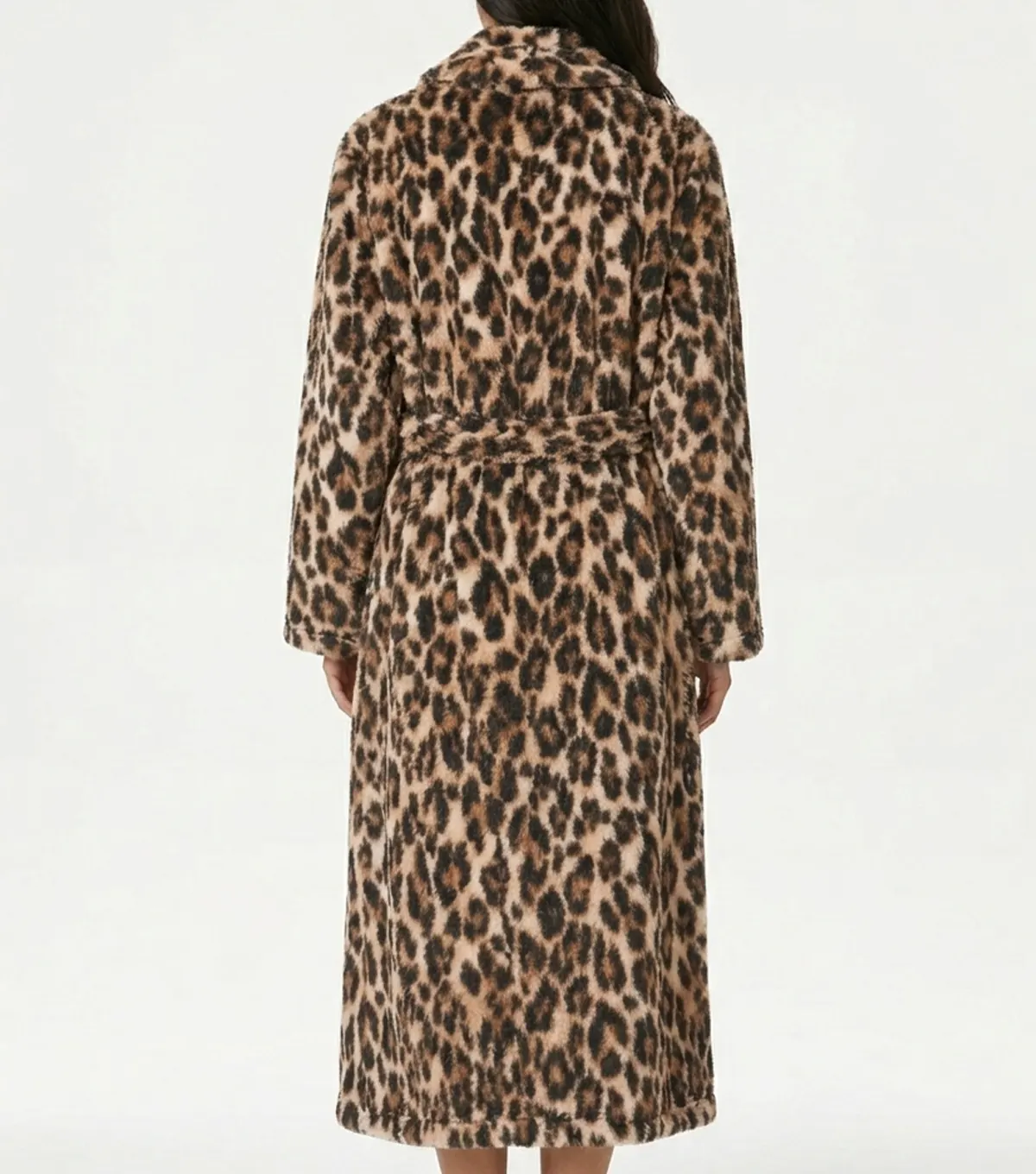 Leopard Print Robe back