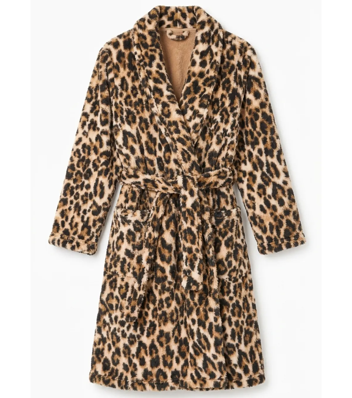 Leopard Print Robe front view
