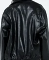 London Monday Night Raw Maxxine Duprii Black Leather Jacket On Sale